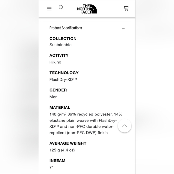 The North Face black Wander shorts, mens XXL new with tags - Picture 5 of 11